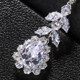Fashion Indian Bridal Forehead Chain Headwear Wedding Accessories Elegant Headband Leaf Zircon Hair Chain Jewelry For Women