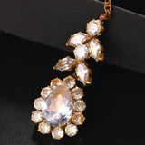 Fashion Indian Bridal Forehead Chain Headwear Wedding Accessories Elegant Headband Leaf Zircon Hair Chain Jewelry For Women