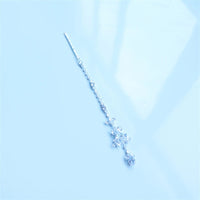 New Rhinestone Headpiece Simple Water Drop Forehead Chain Bridal Wedding Party Forehead Chain Hair Jewelry Accessories