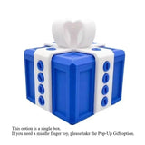 The Annoying Present with Middle Finger in A Box Gift Box with Screws Prank Surprise Pop-Up Novelty Funny Gifts for Adult Toys