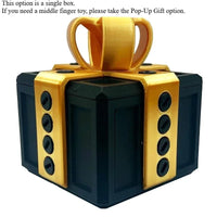 The Annoying Present with Middle Finger in A Box Gift Box with Screws Prank Surprise Pop-Up Novelty Funny Gifts for Adult Toys