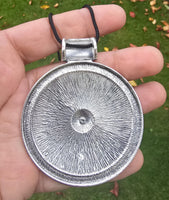 Tibetan Tribal Spiral Taviz Taveez Evil Eye Protection pendant Nazar Shield U61K Taweet Locket Bohemian Positive energy boho design Amulet