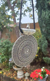 Tibetan Tribal Spiral Taviz Taveez Evil Eye Protection pendant Nazar Shield U62K Taweet Locket Bohemian Positive energy boho design Amulet