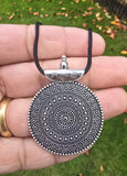 Tibetan Tribal Spiral Taviz Taveez Evil Eye Protection pendant Nazar Shield U62K Taweet Locket Bohemian Positive energy boho design Amulet