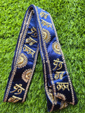 Dhan Guru Nanak Sikh embroidery Gatra Singh Khalsa adjustable belt for kirpan