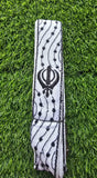 Sikh Gatra Khanda embroidery Singh Khalsa adjustable belt for siri sahib kirpan