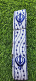Sikh Gatra Khanda embroidery Singh Khalsa adjustable belt for siri sahib kirpan