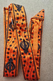 Sikh Gatra Khanda embroidery Singh Khalsa adjustable belt for siri sahib kirpan