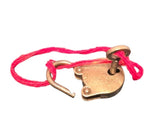 Unlock Vivah Yog Kundli Dosh with Small Brass Lock Wedding Marriage Sanyog Hindu