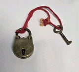 Unlock Vivah Yog Kundli Dosh with Small Brass Lock Wedding Marriage Sanyog Hindu