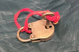 Unlock Vivah Yog Kundli Dosh with Small Brass Lock Wedding Marriage Sanyog Hindu