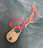 Unlock Vivah Yog Kundli Dosh with Small Brass Lock Wedding Marriage Sanyog Hindu