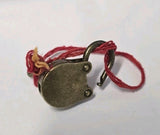 Unlock Vivah Yog Kundli Dosh with Small Brass Lock Wedding Marriage Sanyog Hindu