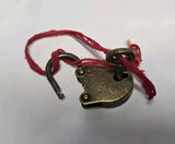 Unlock Vivah Yog Kundli Dosh with Small Brass Lock Wedding Marriage Sanyog Hindu