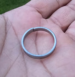 Sarbloh Shani Ring Evil Eye Protection Amulet pure Iron Punjabi Ring Adjustable U61 Challa Nazar Shield