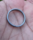 Sarbloh Shani Ring Evil Eye Protection Amulet pure Iron Punjabi Ring Adjustable U61 Challa Nazar Shield