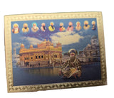 Sikh Ten Guru Baba Deep Singh Golden Temple Fridge Magnet Souvenir Collectible OFB Martyr Shaheed Blessings Guru Nanak