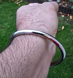 Stainless Steel Kara Smooth Punjabi Kada Sikh Singh Kaur Khalsa Bangle Gift Q8R Unisex Bracelet