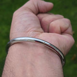 Stainless Steel Kara Smooth Punjabi Kada Sikh Singh Kaur Khalsa Bangle Gift Q8R Unisex Bracelet