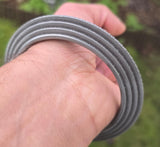 Sikh Kara Chakri Antique Silver Colour Singh Kada Kaur lines Punjabi bangle N33