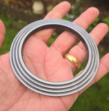 Sikh Kara Chakri Antique Silver Colour Singh Kada Kaur lines Punjabi bangle N33