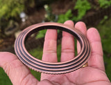 Sikh Kara Chakri Copper Colour Singh Kada Kaur lines design punjabi bangle N31