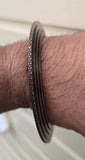 Sikh Kara Chakri Copper Colour Singh Kada Kaur lines design punjabi bangle N31