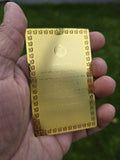Sikh Gratitude Card for Wallet Purse Double Sided Metal Evil Eye Protection Card Secret Manifestation Amulet Good Luck Charm Gurbani Shabad