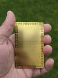 Sikh Gratitude Card for Wallet Purse Double Sided Metal Evil Eye Protection Card Secret Manifestation Amulet Good Luck Charm Gurbani Shabad
