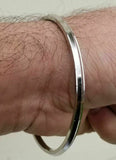 Stainless Steel Kara Bangle Sikh One Edge Kada Singh Kaur Punjabi Bracelet R6