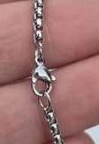 Stainless Steel Lion Khanda Necklace Gold & Silver Plated adjustable Chain Q51R