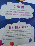 10 Sikh Gurus Children’s Illustrated Board Book Sikhism Stories MD21