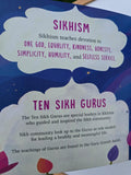 📘 10 Sikh Gurus Children’s Board Book English Illustrated Kids Sikhism Stories MD21