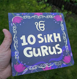 📘 10 Sikh Gurus Children’s Board Book English Illustrated Kids Sikhism Stories MD21