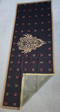 Punjabi Lion Khanda Lohi Shawl Gurmukhi Wool Stole Unisex Sikh Fair Mela Gift