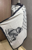 Maharaja Ranjit Singh Khalsa Raj Sanjha Old Punjab Map Lohi Shawl Unisex Sikh ST