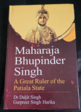 Maharaja Bhupinder Singh Patiala State Punjab Sikh History English Book MD32 New
