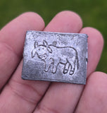 Shani Dev Yantra Lead Plate Buffalo Shani Mantra Hindu Protection Talisman U72