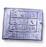 Shani Dev Yantra Lead Plate Buffalo Shani Mantra Hindu Protection Talisman U72