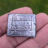 Shani Dev Yantra Lead Plate Buffalo Shani Mantra Hindu Protection Talisman U72
