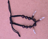 Tibetan Tribal Wolf Tooth Bracelet Nazar Protection Talisman Adjustable Dori U74