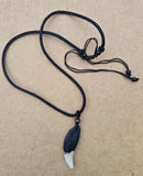Tibetan Tribal Wolf Tooth Style Necklace Nazar Protection Talisman Pendant U75
