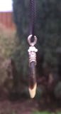 Tibetan Tribal Wolf Tooth Style Necklace Nazar Protection Talisman Pendant U76