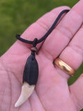 Tibetan Tribal Wolf Tooth Style Necklace Nazar Protection Talisman Pendant U75