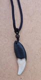 Tibetan Tribal Wolf Tooth Style Necklace Nazar Protection Talisman Pendant U75
