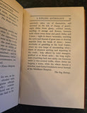 Antique 1922 Rudyard Kipling Anthology Prose Book Vintage Red Leather SA2
