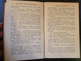 Antique 1913 Rudyard Kipling Traffics and Discoveries Vintage Red Leather Book SA3