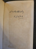Antique 1920 Rudyard Kipling Captains Courageous Vintage Red Leather Book SA4