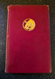 Antique 1920 Rudyard Kipling Captains Courageous Vintage Red Leather Book SA4