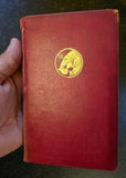 Antique 1920 Rudyard Kipling Captains Courageous Vintage Red Leather Book SA4